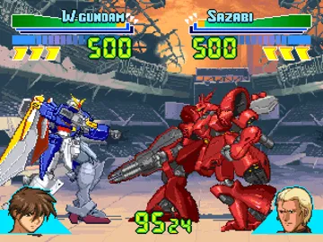 Gundam Battle Assault (US) screen shot game playing